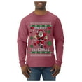 thumbnail image 1 of Wild Bobby Merry Blitzmas, Football Christmas Sweater Design | Holiday Unisex Men Long Sleeve Shirt, 1 of 5