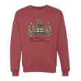thumbnail image 1 of Wild Bobby Merry Christmas Gold Glitter Christmas Tree Design Unisex Sweater Crewneck Sweatshirt, 1 of 5