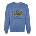 thumbnail image 1 of Wild Bobby Merry Christmas Gold Glitter Christmas Tree Design Unisex Sweater Crewneck Sweatshirt, 1 of 5