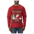 thumbnail image 1 of Wild Bobby Merry Christmas Y'all, Santa Christmas Sweater | Funny Holiday Men Long Sleeve Shirt, 1 of 4