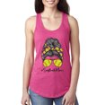 thumbnail image 1 of Wild Bobby, Messy Bun Softball Mom Life Game Day Vibes Sports Lover | Mother's Day Sports Ladies Racerback Sleeveless Top, Raspberry, S, 1 of 5