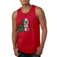 thumbnail image 1 of Wild Bobby Mexican Queen Latin Pride Men Graphic Tank Top, Red, X-Large, 1 of 5