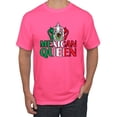 thumbnail image 1 of Wild Bobby Mexican Queen Latin Pride Men Graphic Tee, Neon Pink, 4X-Large, 1 of 5
