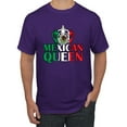 thumbnail image 1 of Wild Bobby Mexican Queen Latin Pride Men Graphic Tee, Purple, Small, 1 of 5