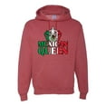 thumbnail image 1 of Wild Bobby Mexican Queen Latin Pride Unisex Graphic Hoodie Sweatshirt, Vintage Heather Red, X-Large, 1 of 5