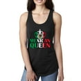 thumbnail image 1 of Wild Bobby Mexican Queen Latin Pride Women Racerback Tank Top, Black, Small, 1 of 5