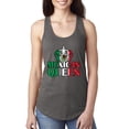thumbnail image 1 of Wild Bobby Mexican Queen Latin Pride Women Racerback Tank Top, Dark Grey, X-Large, 1 of 5