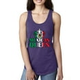 thumbnail image 1 of Wild Bobby Mexican Queen Latin Pride Women Racerback Tank Top, Purple Rush, Medium, 1 of 5