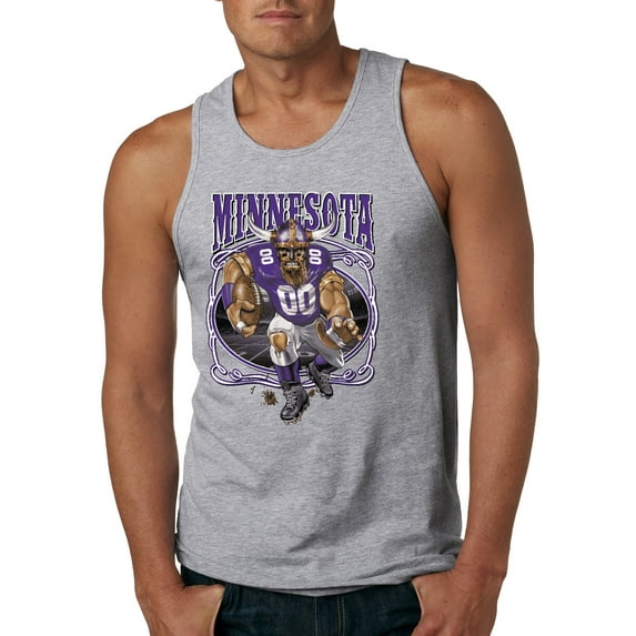 Wild Bobby, Minnesota Fans | MIN Fantasy Football ,Sports, Men Graphic Tank Top, Heather Grey, Small
