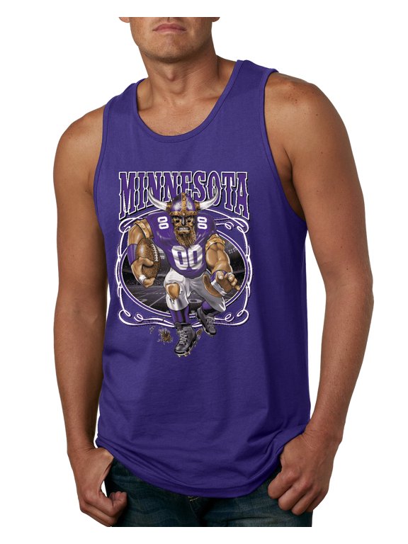, Minnesota Fans | MIN Fantasy Football ,Sports, Men Graphic Tank Top, Purple, 3X-Large