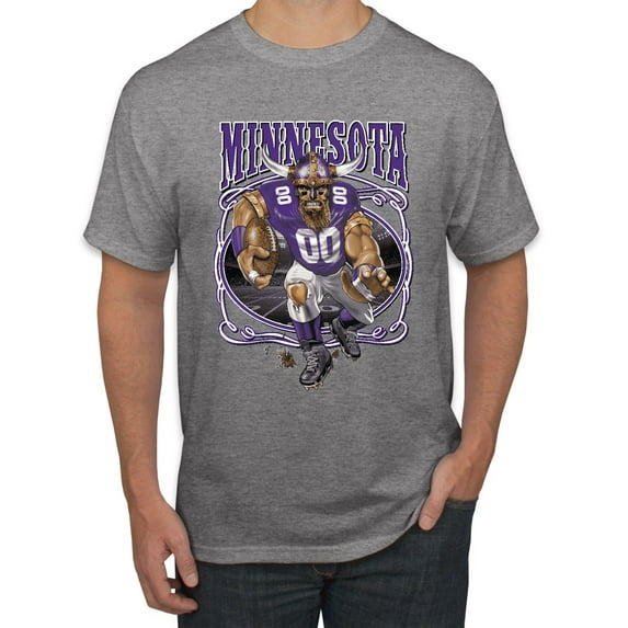 Wild Bobby, Minnesota Fans | MIN Fantasy Football ,Sports, Men Graphic Tee, Heather Grey, Large