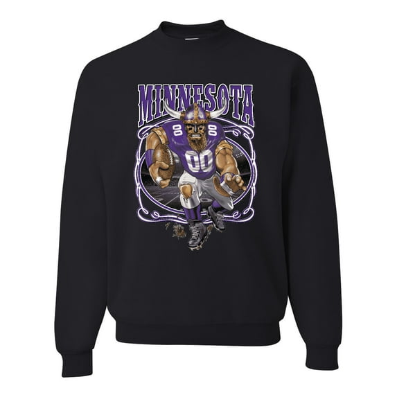 Wild Bobby, Minnesota Fans | MIN Fantasy Football ,Sports, Unisex Crewneck Graphic Sweatshirt, Black, X-Large