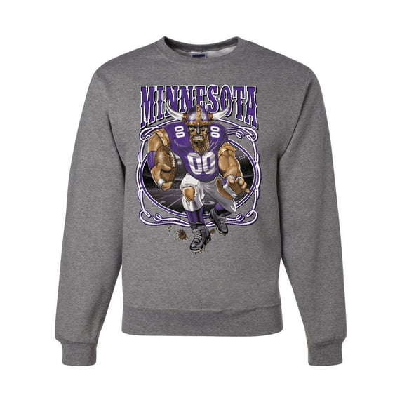 Wild Bobby, Minnesota Fans | MIN Fantasy Football ,Sports, Unisex Crewneck Graphic Sweatshirt, Heather Grey, Medium
