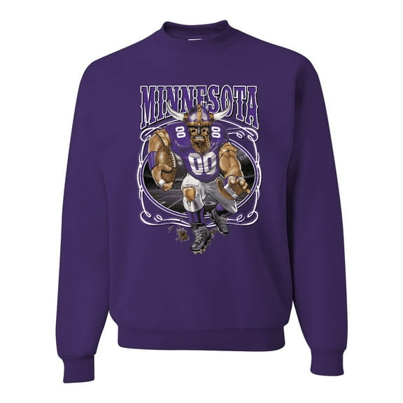 Wild Bobby, Minnesota Fans | MIN Fantasy Football ,Sports, Unisex Crewneck Graphic Sweatshirt, Purple, X-Large