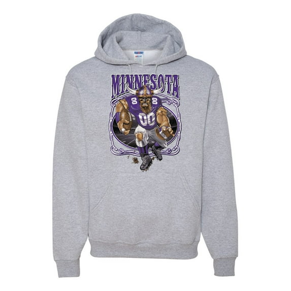 Wild Bobby, Minnesota Fans | MIN Fantasy Football ,Sports, Unisex Graphic Hoodie Sweatshirt, Heather Grey, Small