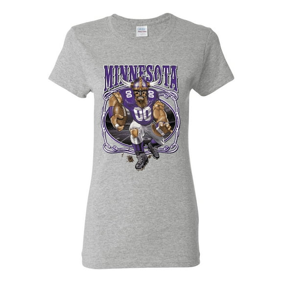 Wild Bobby, Minnesota Fans | MIN Fantasy Football ,Sports, Women Graphic Tee, Heather Grey, XX-Large