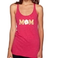 thumbnail image 1 of Wild Bobby, Mom Daisy Mother's Day Tri-Blend Racerback Tank Top, Shocking Pink, Small, 1 of 6