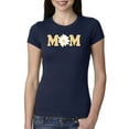 thumbnail image 1 of Wild Bobby, Mom Daisy Mother's Day Womens Slim Fit Junior Tee, Navy, XX-Large, 1 of 6