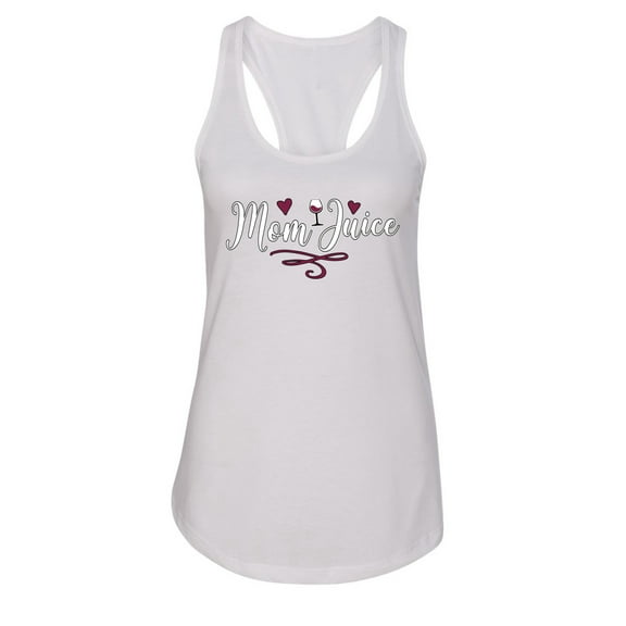 Wild Bobby Mom Juice Women Racerback Tank Top