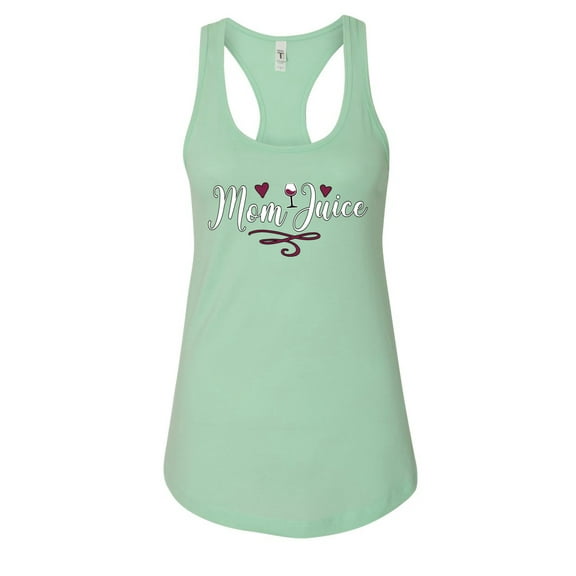Wild Bobby Mom Juice Women Racerback Tank Top