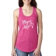 thumbnail image 1 of Mom Life Best Mom Mother's Day Gift Blessed Family Kids | Womens Mother's Day Jersey Racerback Tank Top, Raspberry, Medium, 1 of 4