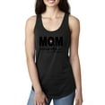thumbnail image 1 of Wild Bobby, Mom Mode All Day Everyday Mother's Day Ladies Racerback Tank Top, Black, Small, 1 of 6
