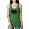 thumbnail image 1 of Wild Bobby, Mom Mode All Day Everyday Mother's Day Ladies Racerback Tank Top, Kelly, X-Large, 1 of 6