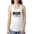 thumbnail image 1 of Wild Bobby, Mom Mode All Day Everyday Mother's Day Ladies Racerback Tank Top, White, Large, 1 of 6