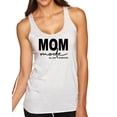 thumbnail image 1 of Wild Bobby, Mom Mode All Day Everyday Mother's Day Tri-Blend Racerback Tank Top, Heather White, Medium, 1 of 6