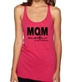 thumbnail image 1 of Wild Bobby, Mom Mode All Day Everyday Mother's Day Tri-Blend Racerback Tank Top, Shocking Pink, X-Large, 1 of 6