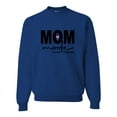 thumbnail image 1 of Wild Bobby, Mom Mode All Day Everyday Mother's Day Unisex Crewneck Sweatshirt, Royal, X-Large, 1 of 6