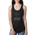 thumbnail image 1 of Wild Bobby, Mom Wife Boss Mother's Day Ladies Racerback Tank Top, Black, Small, 1 of 6