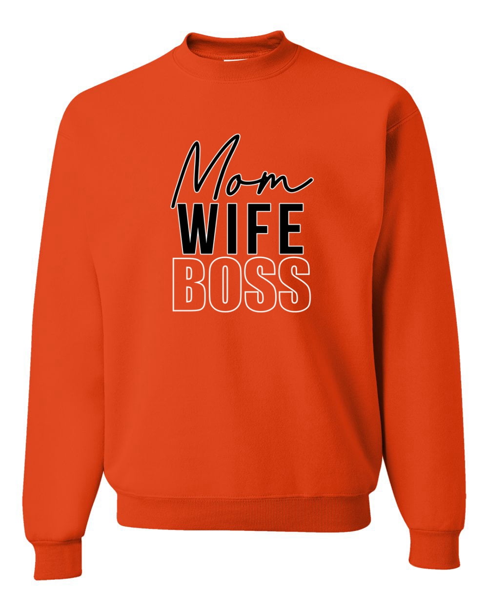 Mom wife boss outlet sweatshirt