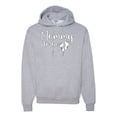 thumbnail image 1 of Wild Bobby, Mommy to Be Pregnancy Reveal Gift Parents to Be, Pop Culture, Unisex Graphic Hoodie Sweatshirt, Heather Grey, X-Large, 1 of 3