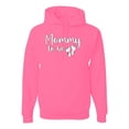 thumbnail image 1 of Wild Bobby, Mommy to Be Pregnancy Reveal Gift Parents to Be, Pop Culture, Unisex Graphic Hoodie Sweatshirt, Neon Pink, 3X-Large, 1 of 3