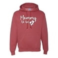thumbnail image 1 of Wild Bobby, Mommy to Be Pregnancy Reveal Gift Parents to Be, Pop Culture, Unisex Graphic Hoodie Sweatshirt, Vintage Heather Red, X-Large, 1 of 3