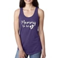 thumbnail image 1 of Wild Bobby, Mommy to Be Pregnancy Reveal Gift Parents to Be, Pop Culture, Women Racerback Tank Top, Purple Rush, Small, 1 of 3