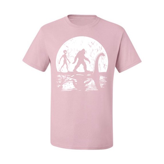 Wild Bobby Moon Silhoutte Bigfoot Shadow Big 3 Myths Men Tee