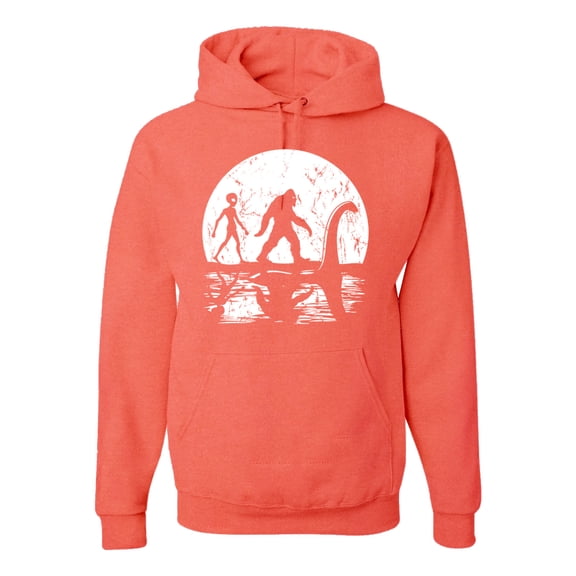 Wild Bobby Moon Silhoutte Bigfoot Shadow Big 3 Myths Unisex Hoodie Sweatshirt