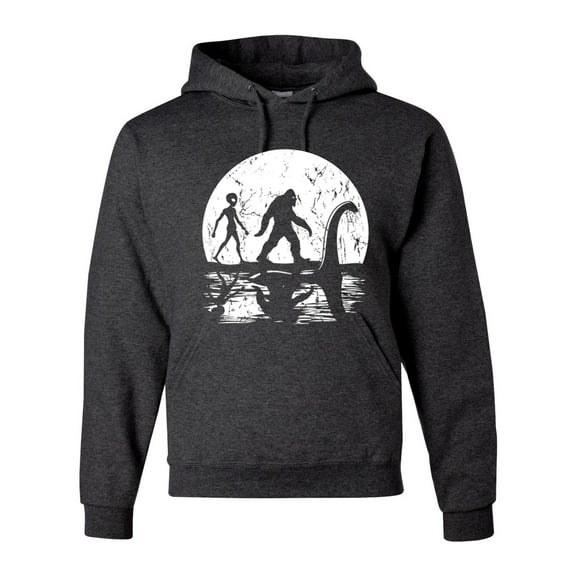 Wild Bobby Moon Silhoutte Bigfoot Shadow Big 3 Myths Unisex Hoodie Sweatshirt