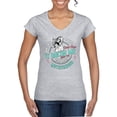 thumbnail image 1 of Wild Bobby Motherhood Some Days I Rock It Pastel Women Standard V-Neck Tee, 1 of 6