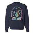 thumbnail image 1 of Wild Bobby Motherhood Some Days I Rock It Skeleton Hand Unisex Crewneck Sweatshirt, 1 of 6