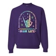 thumbnail image 1 of Wild Bobby Motherhood Some Days I Rock It Skeleton Hand Unisex Crewneck Sweatshirt, 1 of 6