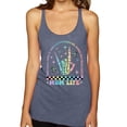 thumbnail image 1 of Wild Bobby Motherhood Some Days I Rock It Skeleton Hand Women Tri-Blend Racerback Tank Top, 1 of 6