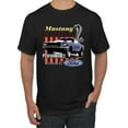 thumbnail image 1 of Wild Bobby, Mustang Cobra Performance Ford Cars and Trucks Men Graphic Tee, Black, X-Large, 1 of 6