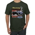 thumbnail image 1 of Wild Bobby, Mustang Cobra Performance Ford Cars and Trucks Men Graphic Tee, Forest Green, 3X-Large, 1 of 6