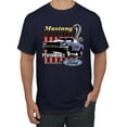 thumbnail image 1 of Wild Bobby, Mustang Cobra Performance Ford Cars and Trucks Men Graphic Tee, Navy, XX-Large, 1 of 6