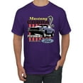 thumbnail image 1 of Wild Bobby, Mustang Cobra Performance Ford Cars and Trucks Men Graphic Tee, Purple, 5X-Large, 1 of 6