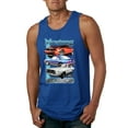 thumbnail image 1 of Wild Bobby, Mustang Ford Classics Cars and Trucks Men Graphic Tank Top, Royal, X-Large, 1 of 6