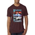 thumbnail image 1 of Wild Bobby Mustang Ford Classics Cars and Trucks Men Premium Tri Blend Tee, Cardinal, XX-Large, 1 of 6